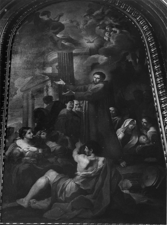 Predica di San Francesco (dipinto) di Garzi Luigi (sec. XVII)